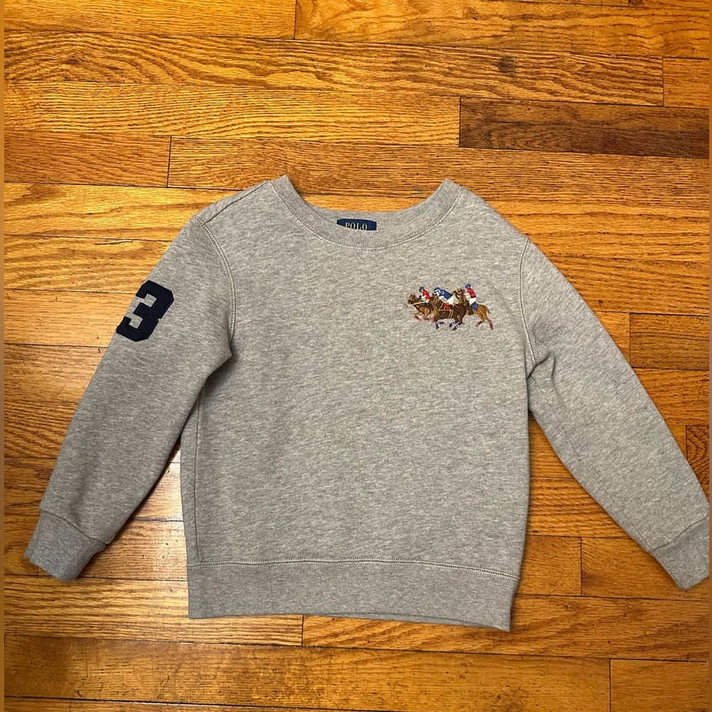 Polo Ralph Lauren grey sweatshirt size 5